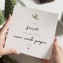 Personalised Nanny And Pops First Christmas Card, thumbnail 1 of 7