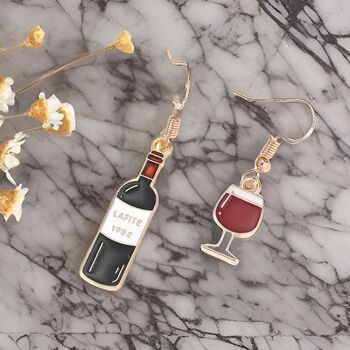 Wine Earrings Gift Set For Mothers Day, 5 of 7