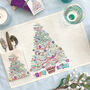 'Oh Christmas Tree Linen Napkins, thumbnail 5 of 5