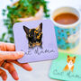 Personalised Cat Mama Coaster Gift For Cat Mums, thumbnail 1 of 6