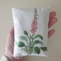 Lavender Sachet Hanging Decoration With Foxglove Print, thumbnail 5 of 8