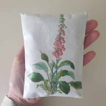 Lavender Sachet Hanging Decoration With Foxglove Print, 5 of 8
