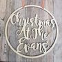 Personalised Birchwood Family Christmas Signs, thumbnail 1 of 2