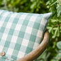 Gingham Extra Large Cushion, thumbnail 5 of 6