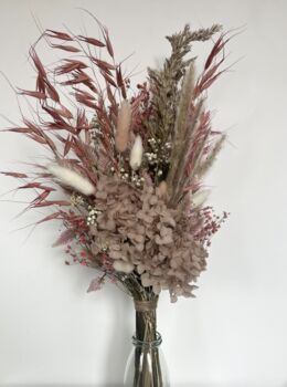 Blush Hydrangea Dried Flower Bouquet, 6 of 6