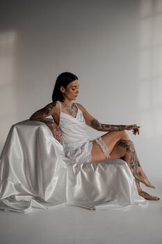 Luxury Satin Cami Short Pyjama Set Wedding Bridal Pyjamas, 5 of 5