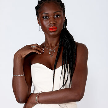 925 Sterling Silver Tie Bracelet, 10 of 12