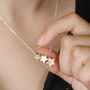 Personalised Triple Star Necklace, thumbnail 1 of 7