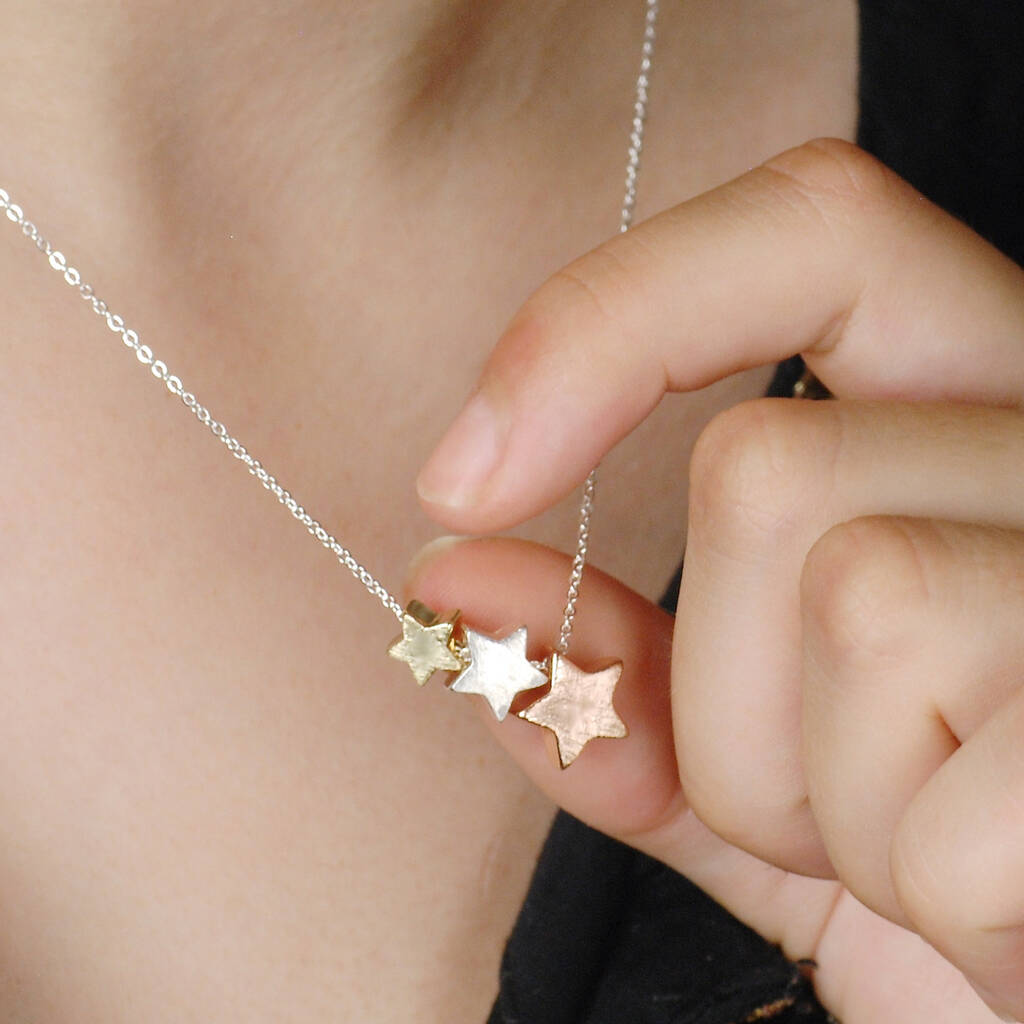 Personalised Triple Star Necklace, 1 of 7