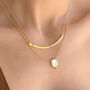Pearl Disc Necklace, thumbnail 6 of 8