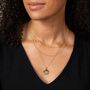 Gold Plated Floral Layered Necklace, thumbnail 1 of 4