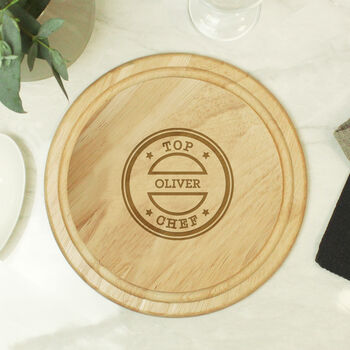 Personalised Top Chef Chopping Board, 2 of 4