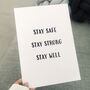 Stay Safe Print, thumbnail 2 of 5