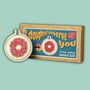I Doughnut Deserve You Mini Cross Stitch Kit, thumbnail 1 of 4