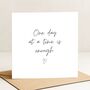 One Day At A Time Encouragement Support Card, thumbnail 2 of 3