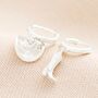 Mismatched Cowboy Boot And Hat Huggie Hoop Earrings In Silver, thumbnail 1 of 6