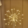 LED Mini Starburst Table Light Silver, thumbnail 4 of 4