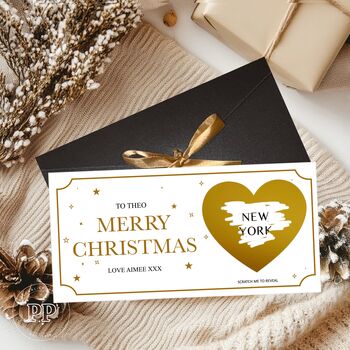 Christmas Scratch Reveal, Personalised Scratch Reveal Ticket, 11 of 12