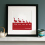 Personalised Gaggle Of Geese Family Print, thumbnail 1 of 9