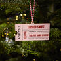 Personalised Favourite Concert Ticket Decoration, thumbnail 1 of 8