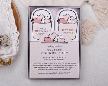 Couples Bucket List, Date Night Ideas Gift Box, 8 of 8