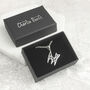 Sterling Silver Abstract Cat Bracelet, thumbnail 2 of 5