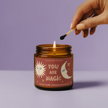 You Are Magic Scented Candle Stocking Filler Gift, 7 of 11