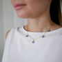 Forget Me Not Silver Or 24ct Gold Plated Necklace, thumbnail 1 of 5