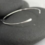 Smooth Cuff Set In Sterling Silver, thumbnail 7 of 8