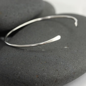 Smooth Cuff Set In Sterling Silver, 7 of 8