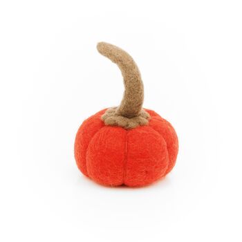 Handmade Felt Perfect Pumpkins Halloween Decorations, 4 of 7