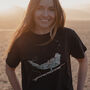 Womens 'Soul Surfer' Black T Shirt, thumbnail 1 of 5