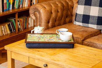 Extra Large William Morris Golden Lily Lap Tray, 6 of 6