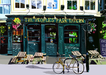 People's Park Tavern, Victoria Park Illustration Print, 2 of 2