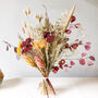 Eucalyptus And Protea Dried Flower Bouquet, thumbnail 1 of 4
