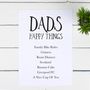 Personalised Happy Things Print For Dad, thumbnail 2 of 4