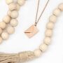 Personalised Secret Message Gold Envelope Necklace, thumbnail 3 of 12