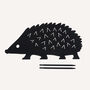 Recycled Metal Hedgehog Silhouette Garden Stake, thumbnail 3 of 4