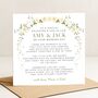 Wedding Day Poem Card For Daughter And Son In Law, thumbnail 2 of 6