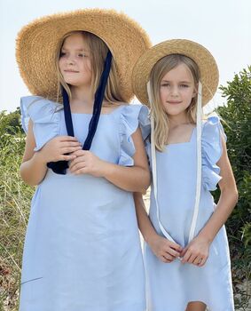 Personalised Linen Children's Dress, 9 of 12