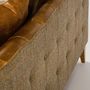 Vintage Leather Cushioned Sofa Choice Of Sizes, thumbnail 4 of 12
