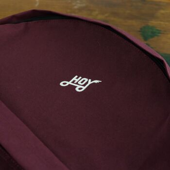 Hoy Daily Backpack Burgundy, 5 of 5