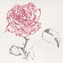 Personalisable Red Rose Typewriter Art Print, thumbnail 5 of 12