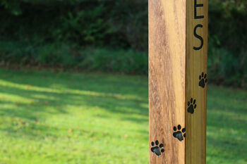 Engraved Garden Milestone Post, 8 of 12