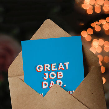 Joke Great Job Dad I'm Awesome Funny Fathers Day Card, 3 of 6