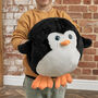 Soft Cuddly Giant Handwarmer Pip The Penguin, thumbnail 1 of 3