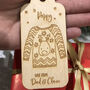 Personalised Christmas Jumper Wooden Gift Tag Pack, thumbnail 2 of 2