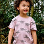Leopard Print Organic Cotton Children's T Shirt, thumbnail 3 of 6