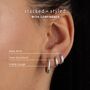 Mini Huggie Hoop Earrings, thumbnail 2 of 6