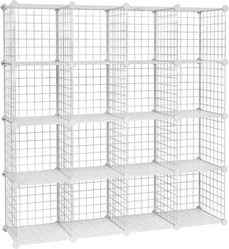 Cube Mesh Metal Wire Storage Organiser, 5 of 6